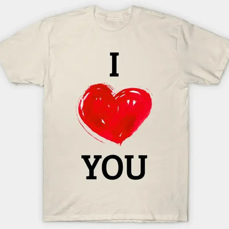 I love you T-shirt, I love you gift | I <3 You, I Love Shirt, I Heart Shirt, Birthday Gift Ideas Tee, Shortsleeve...