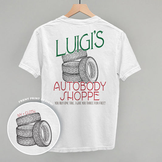 Luigi's Autobody Shoppe (Back Print)