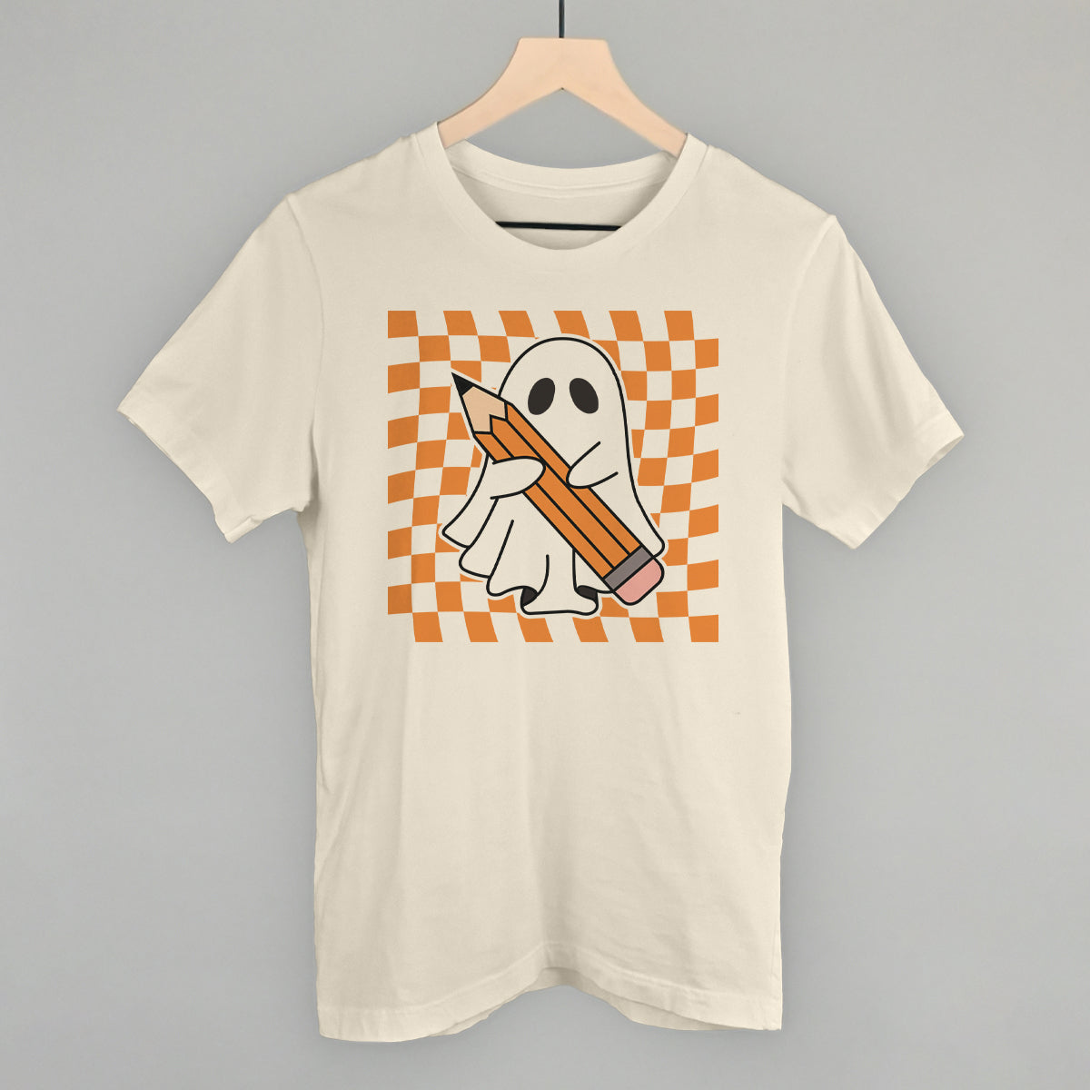 Pencil Ghost Trippy Checkerboard