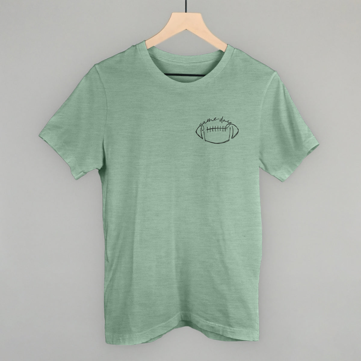 Game Day In Football Scribble (Left Chest)