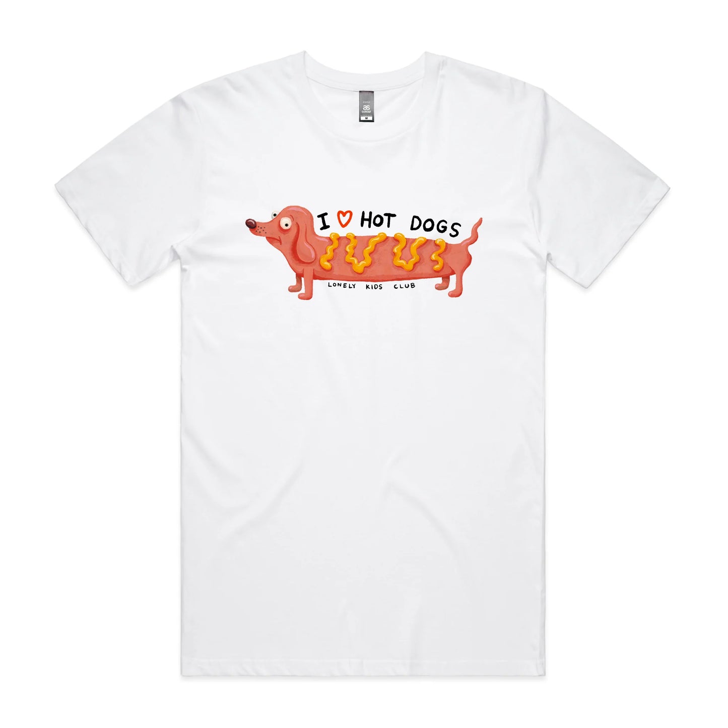 I Love Hot Dogs Tee