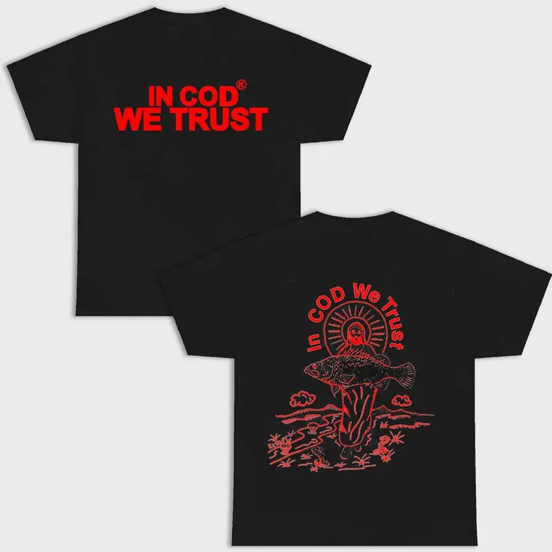 IN COD WE TRUST DOUBLE SIDES BLACK VERSION MENWEAR GANG SHIRT Hoodie, Sweatshirt | InkThreadWorks.com