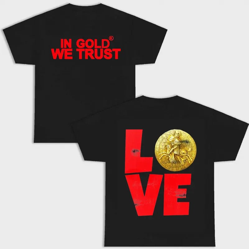 IN GOLD WE TRUST DOUBLE SIDES BLACK VERSION MENWEAR GANG SHIRT Hoodie, Sweatshirt | InkThreadWorks.com