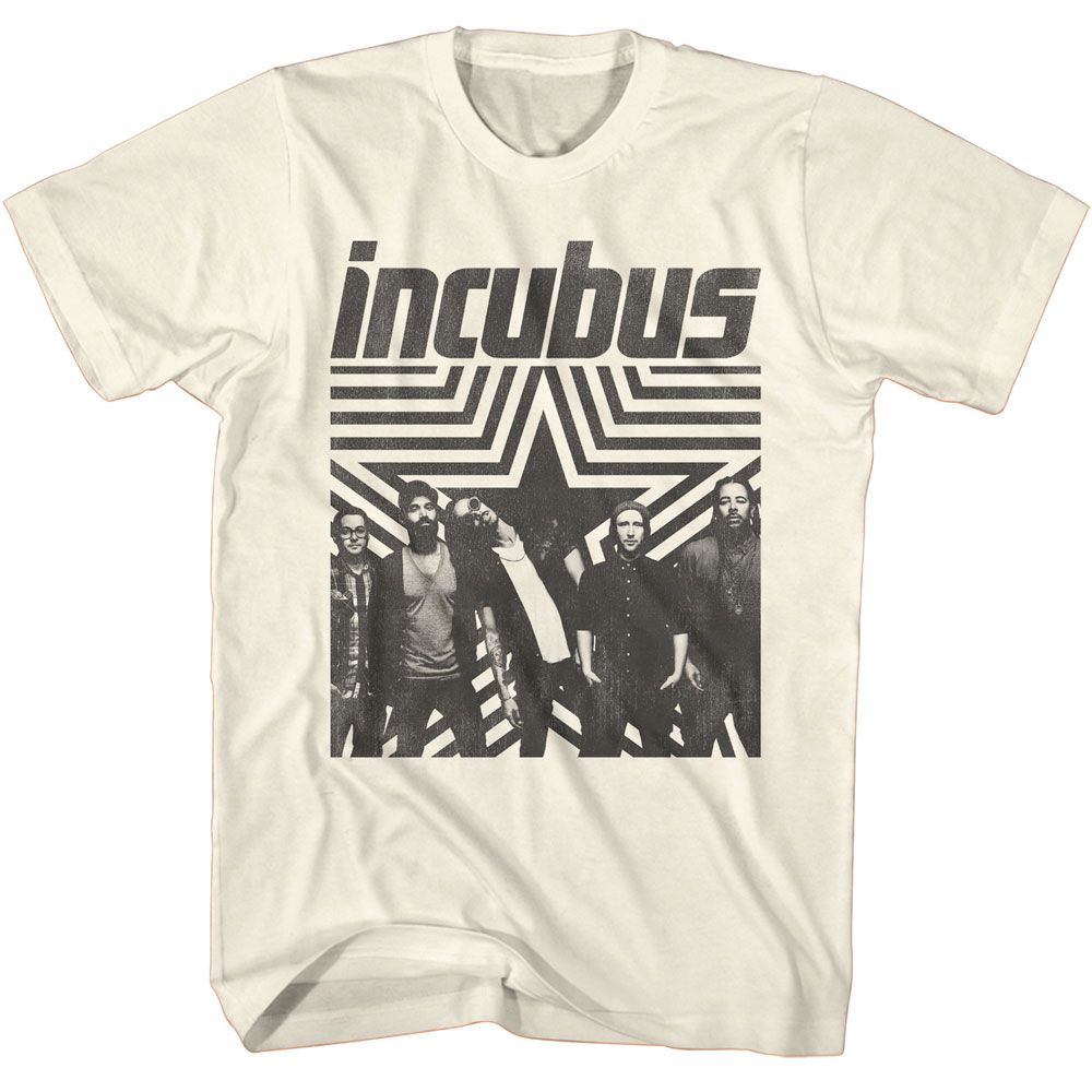 Incubus - Star Background - American Classics - Solid Off-White Adult Short Sleeve T-Shirt