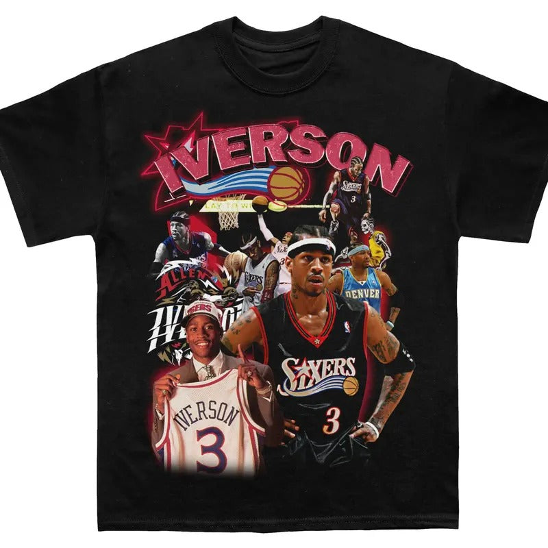 IVERSON ICON T-SHIRT - STREETWEAR Hoodie, Sweatshirt | InkThreadWorks.com