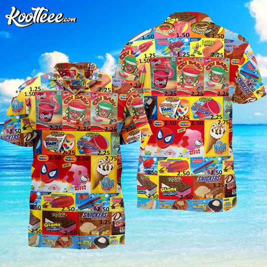 Ice Cream Funny Hawaiian Shirt #2