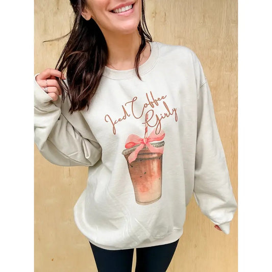 Iced Coffee Girly Graphic Top
