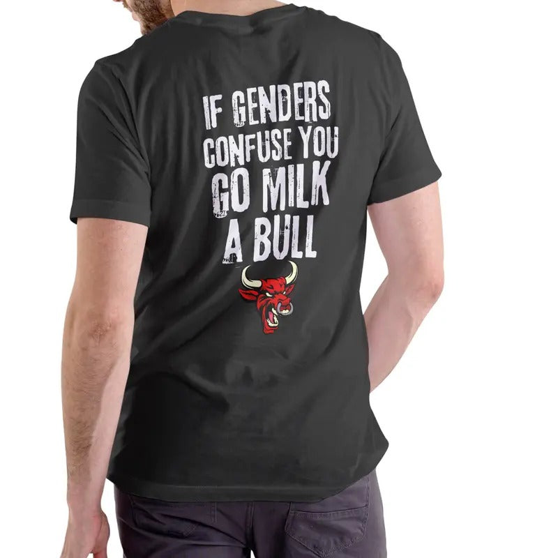 If Genders Confuse you T Shirt Unisex Cotton Menswear Soft Hoodie, Sweatshirt | InkThreadWorks.com