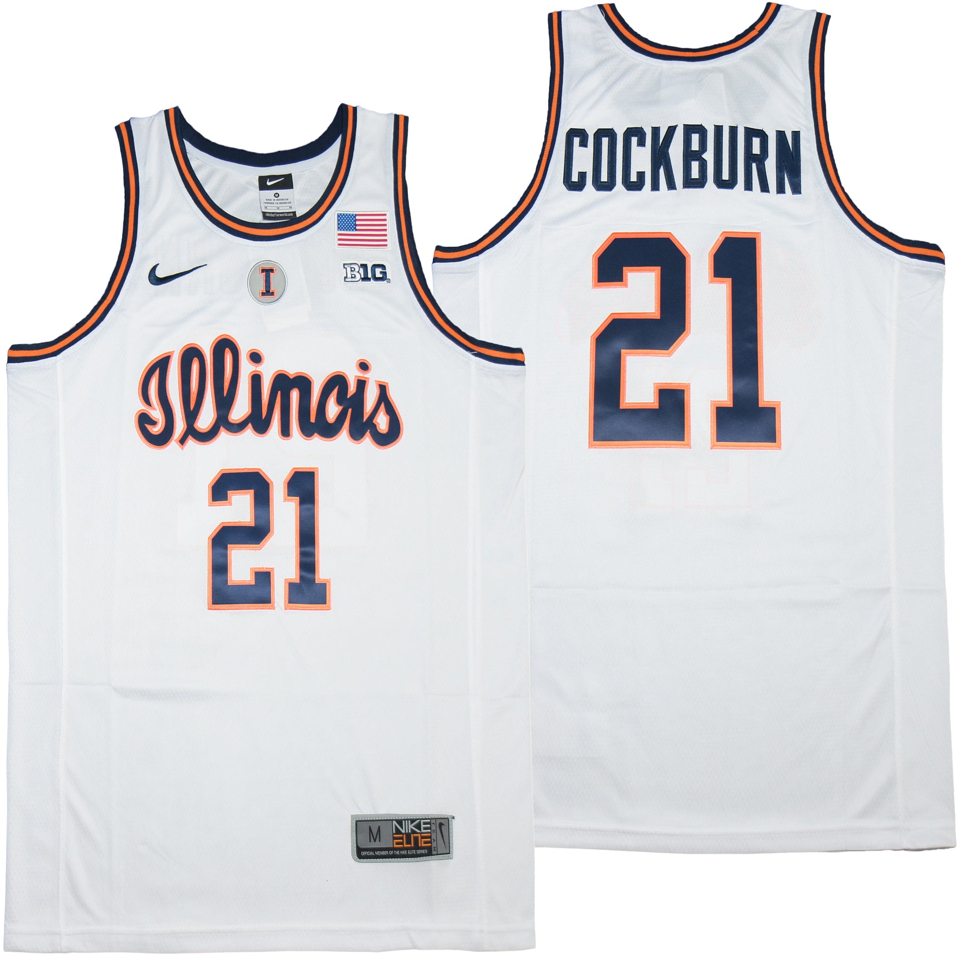Illinois Fighting Illini #21 Kofi Cockburn Style 1