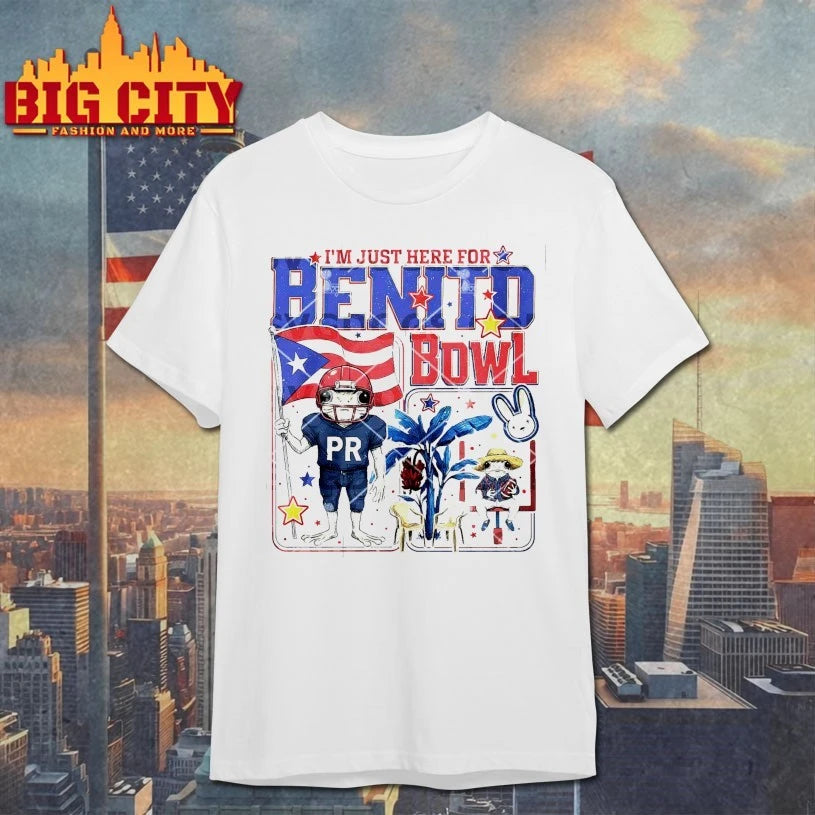 I’m Just Here for Benito Bowl Football t-shirt