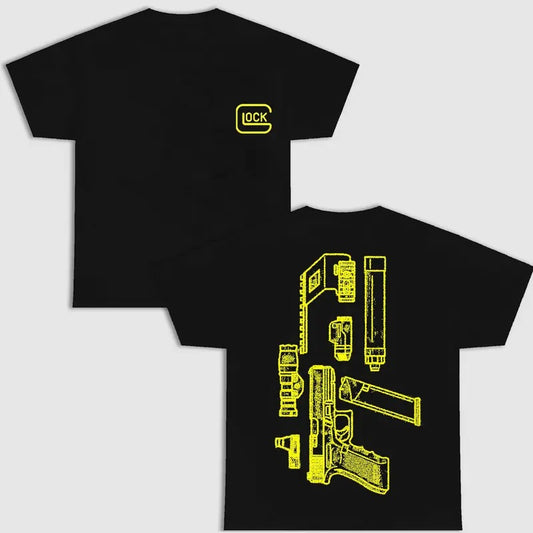 In Glock We Trust T-Shirt, Black Version, S to 4XL, Menswear Hoodie, Sweatshirt | InkThreadWorks.com