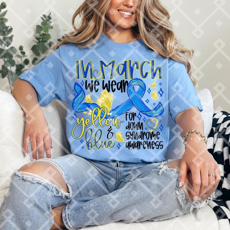 In March Down Syndrome DTF Transfers - THIS IS NOT A SHIRT Hoodie, Sweatshirt | InkThreadWorks.com
