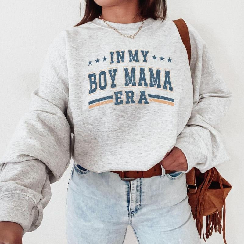 In My Boy Mama Era, Boy Mama Sweatshirt, First Time Mom, Pregnancy Announcement, Baby Announcement, Mama Sweatshirt, Boy...