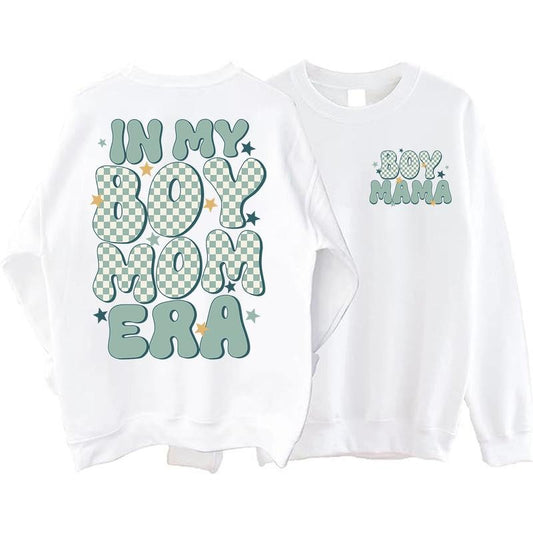 In My Boy Mom Era Sweatshirt 2 Sides, Boy Mom Shirts, Gender Reveal Shirt, Boy Mom Club, Boy Mom Era Sweatshirt, New Mom...