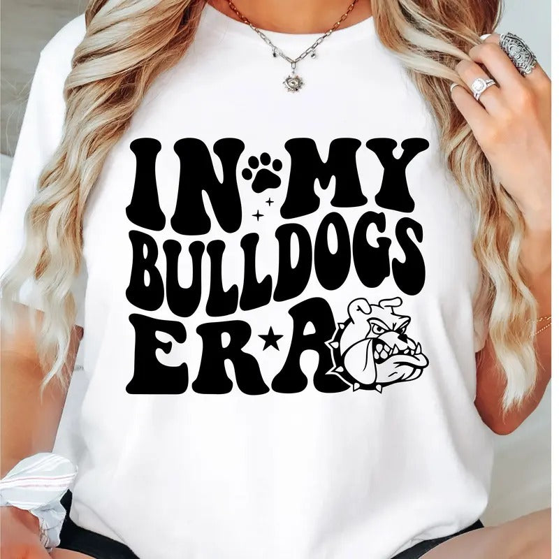 In My Bulldogs Era T-Shirt, Bulldogs Team Shirt, Bulldogs Fan Tee, Bulldogs Lovers Tee, Bulldogs School Shirt, Unisex...