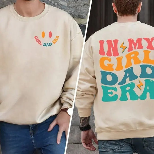 In My Girl Dad Era Sweatshirt, Funny Dad Sweatshirt, Gift for Dad, Girl Dad Shirt, New Dad Gift, Retro Dad Shirt, Concert...