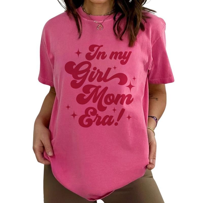In My Girl Mama Era Shirt, Girl Mama Comfort Colors T-shirt, Girl Mama Club, Girl Mama T-shirt, New Mom Gift, Gender...