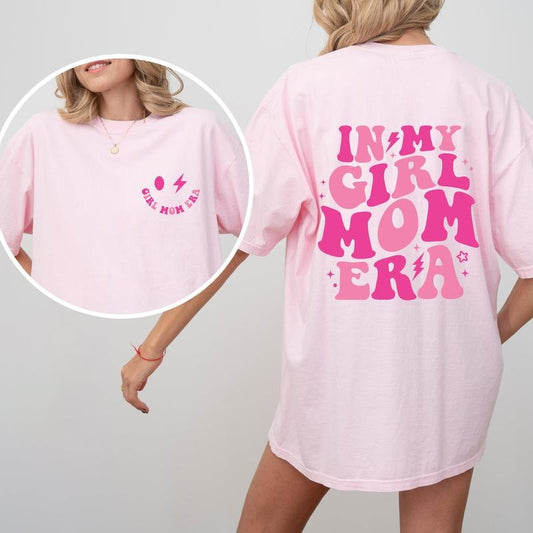 In My Girl Mom Era, Mama, Gift, Mother Comfort Colors Tshirt, Women's Crew Neck, Crewneck Hoodie, Sweatshirt