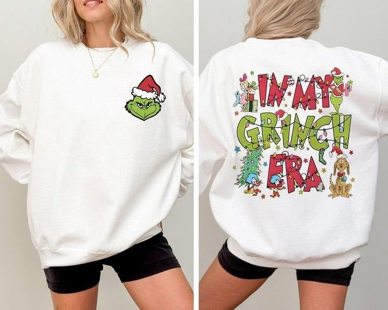 In My Grinch Era Sweatshirt, Grinch Christmas Sweatshirt, Merry GrinchMas Sweatshirt, Christmas Movie Sweatshirt, Christmas Party Sweatshirt