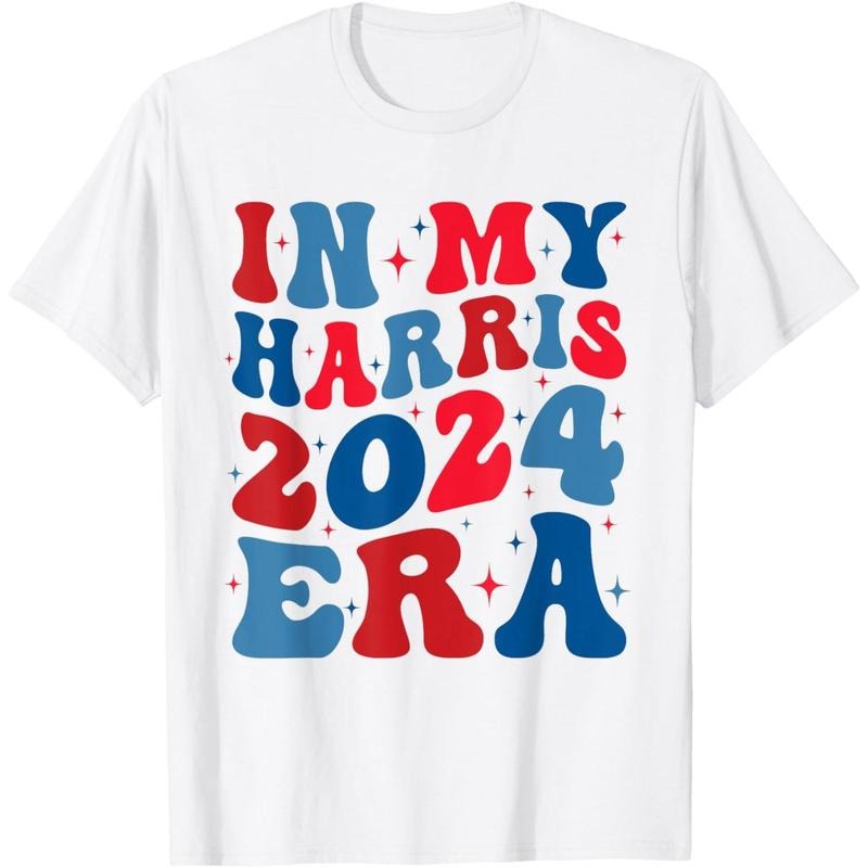 In My Harris 2024 Era shirt Kamala Harris Election Men Women T-Shirt made in usa Hoodie, Sweatshirt | InkThreadWorks.com