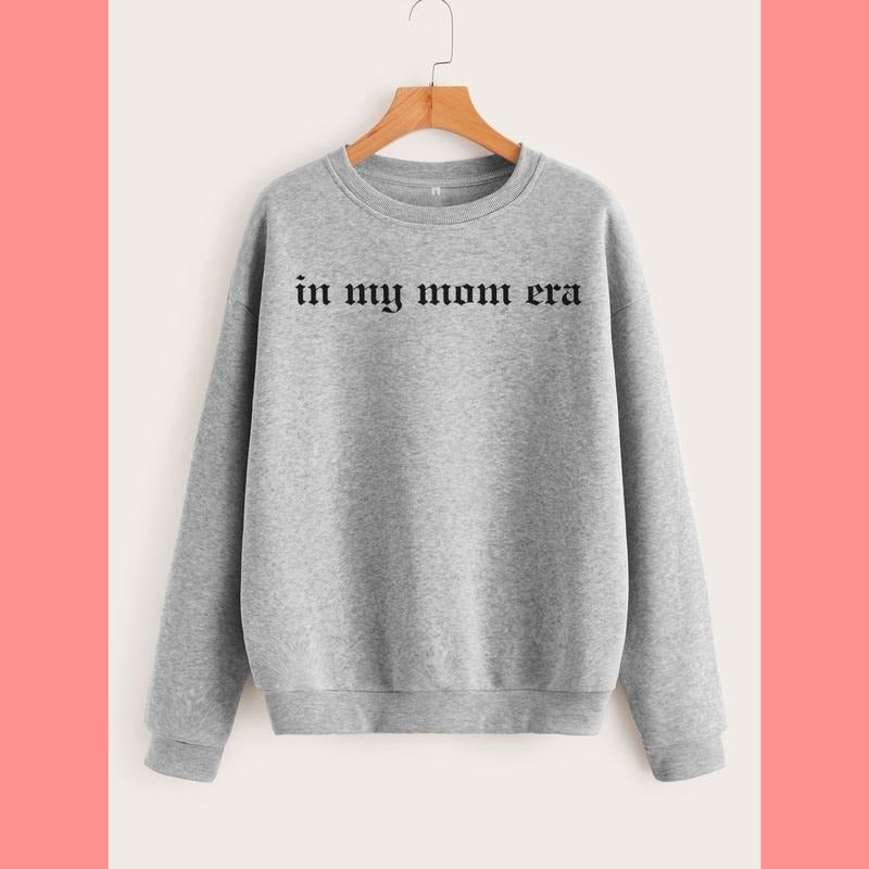 In My Mom Era Sweatshirt - 5 Color Options - Retro In My Mom Era Crewneck Hoodie T-Shirts | InkThreadWorks.com