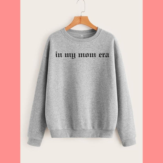In My Mom Era Sweatshirt - 5 Color Options - Retro In My Mom Era Crewneck Hoodie T-Shirts | InkThreadWorks.com