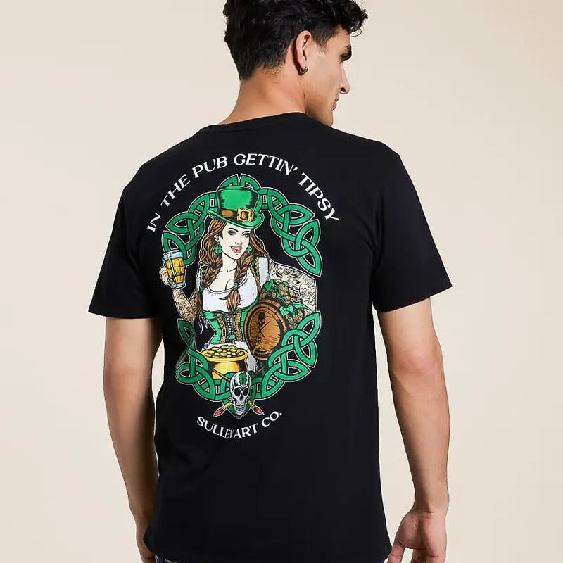 In The Pub T-Shirt Cotton Crewneck Hoodie, Sweatshirt | InkThreadWorks.com