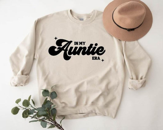In my auntie era sweatshirt, mom gift, auntie sweatshirt, Auntie Crewneck, Aunt Shirt, Aunt Era, Aunt Sweatshirt, Auntie...