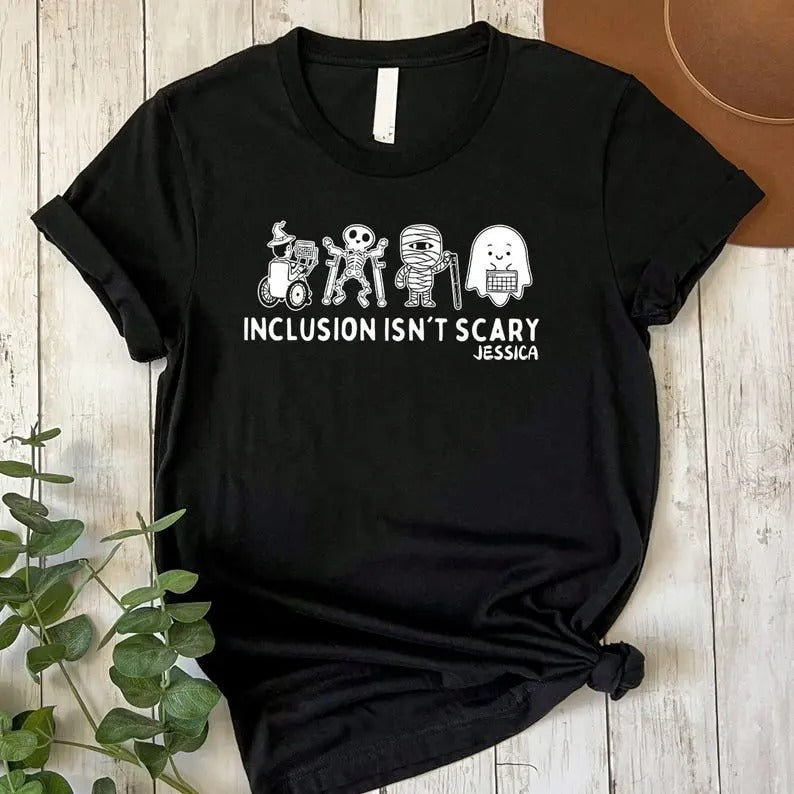 Inclusion isn't sca.ry | SLP Halloween Shirt | Halloween Sped teacher tee | Inclusion Holiday shirt Hoodie, Sweatshirt