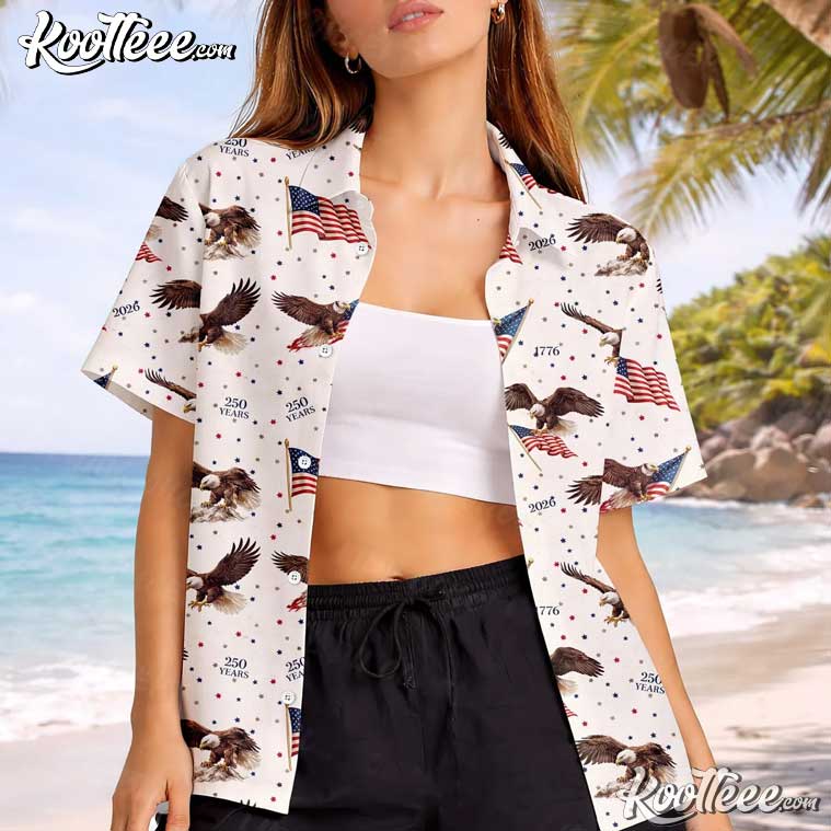 Independence Day USA 250th Anniversary Freedom Hawaiian Shirt