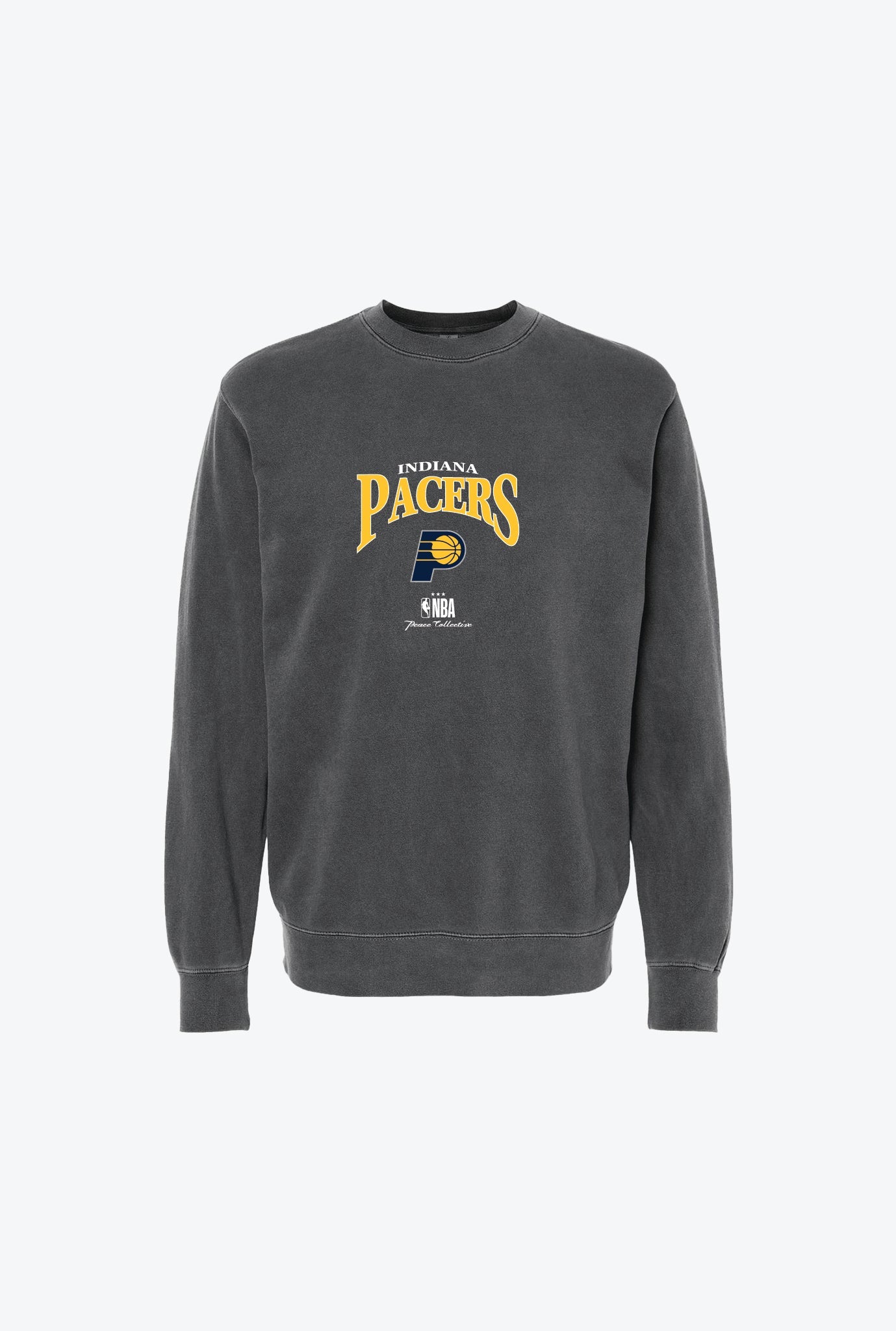 Indiana Pacers Vintage Embroidered Crewneck - Black