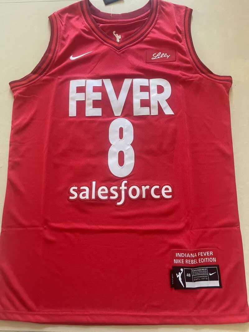 Indiana Fever #8 Sophie Cunningham 8 # Red Style 2