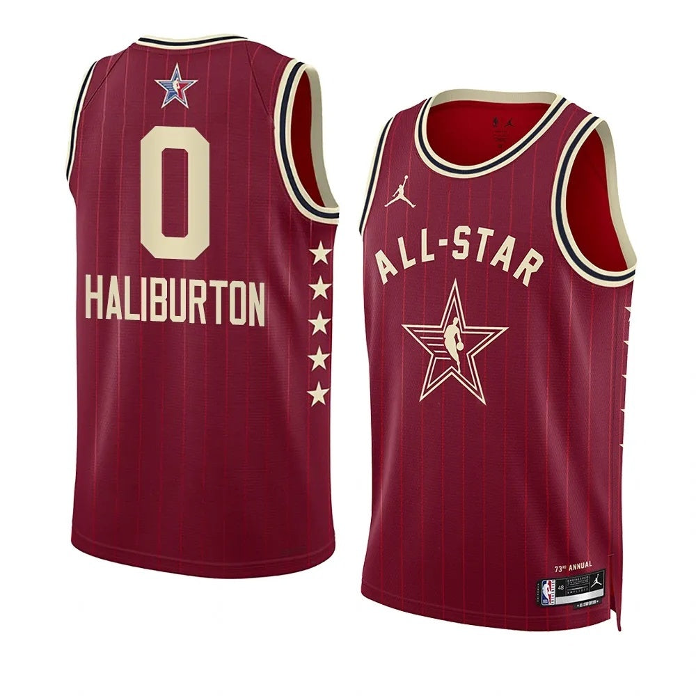 Indiana Pacers #0 Tyrese Haliburton 2024 NBA All-Star Swingman Jersey Style 1