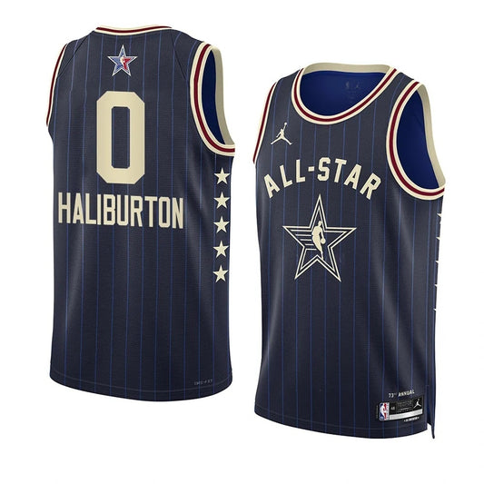 Indiana Pacers #0 Tyrese Haliburton 2024 NBA All-Star Swingman Jersey Style 2