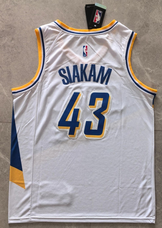 Indiana Pacers #43 Pascal Siakam Pacers Team 43# City Edition White Jersey Style 1