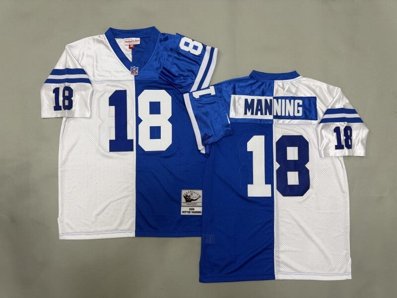 Indianapolis Colts #18 Peyton Manning Indianapolis Colts Style 3