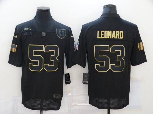 Indianapolis Colts #53 Darius Leonard 20 Salute 666