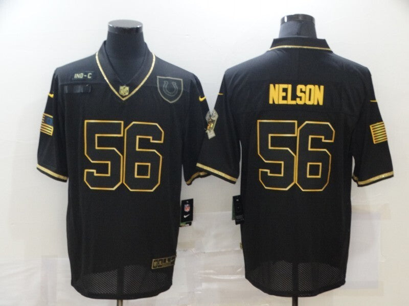 Indianapolis Colts #56 Quenton Nelson 20 Salute Retro Gold 755
