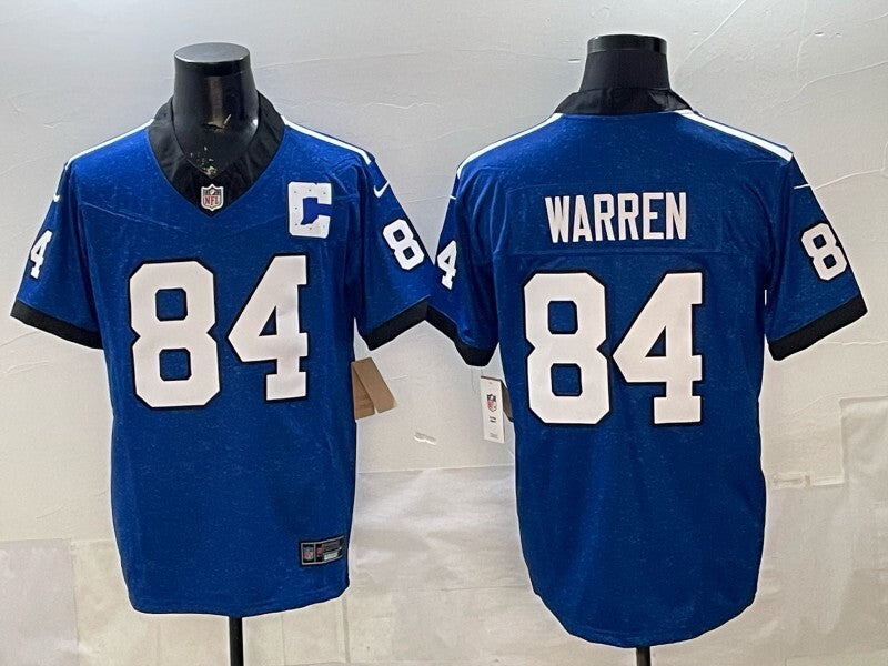 Indianapolis Colts #84 Tyler Warren Colts Retro V3