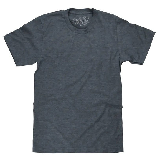 Indigo Black Heather Blank T-Shirt - Indigo Hoodie, Sweatshirt | InkThreadWorks.com