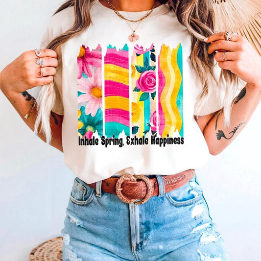 Inhale Spring DTF Transfers - THIS IS NOT A SHIRT Hoodie, Sweatshirt | InkThreadWorks.com
