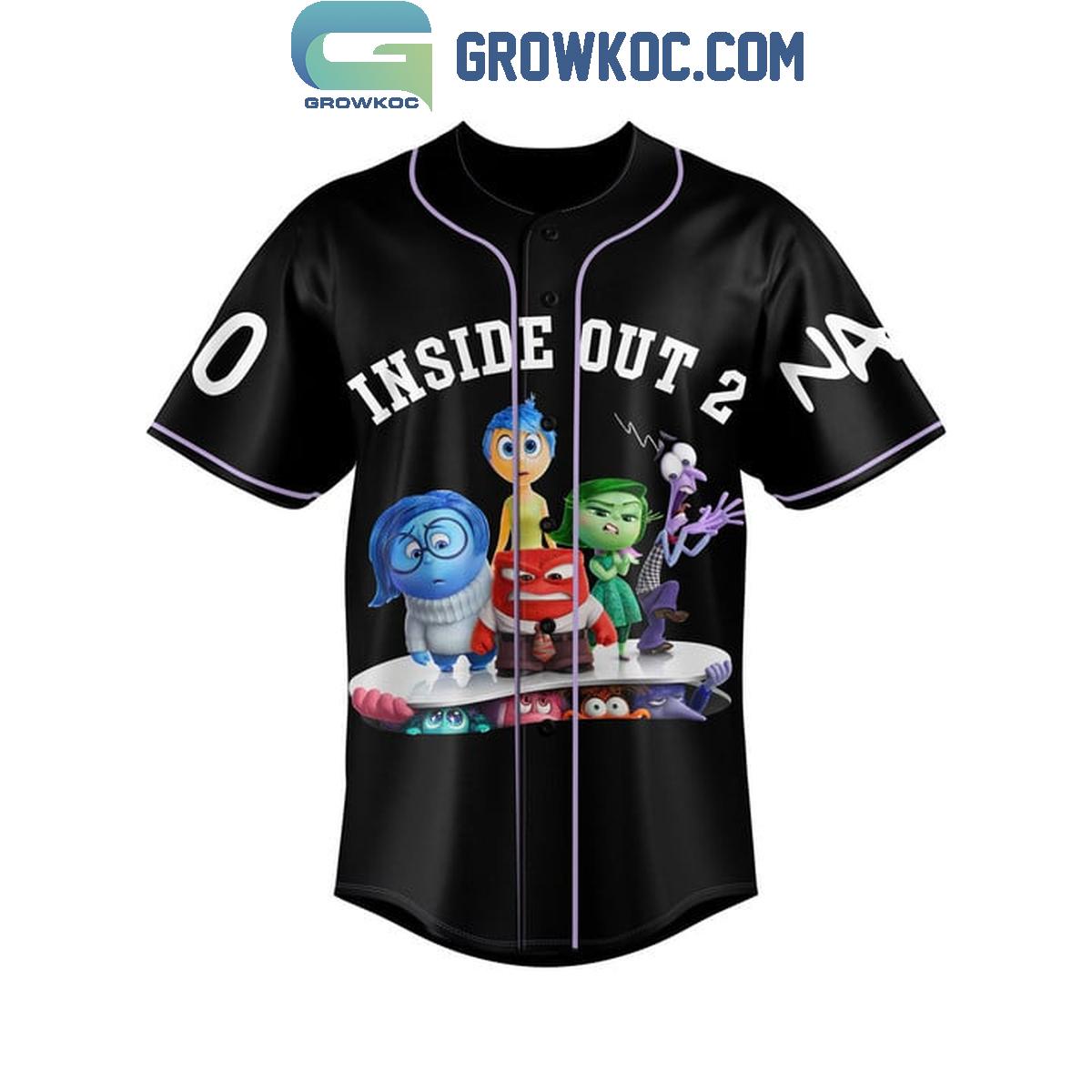 Inside Out 2 It’s Okay To Feel All The Feels Personalized Baseball Jersey