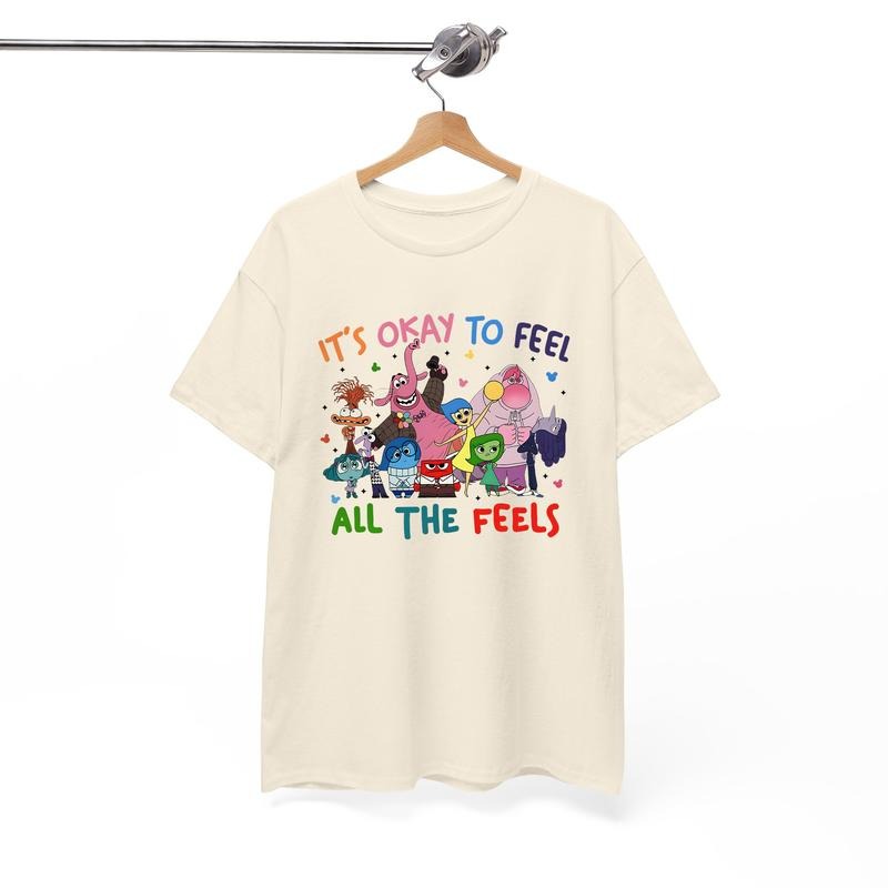 Inside Out Shirt, It's Okay To Feel All The Feels Shirt, Mental Health shirt, Inclusion Shirt, Speech Therapy Shirt, BCBA...