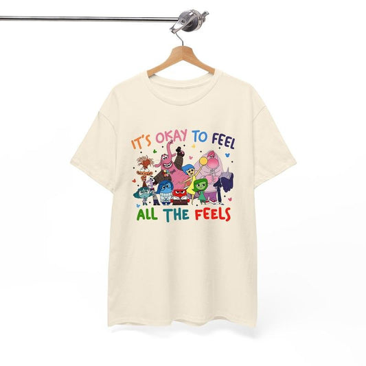 Inside Out Shirt, It's Okay To Feel All The Feels Shirt, Mental Health shirt, Inclusion Shirt, Speech Therapy Shirt, BCBA...