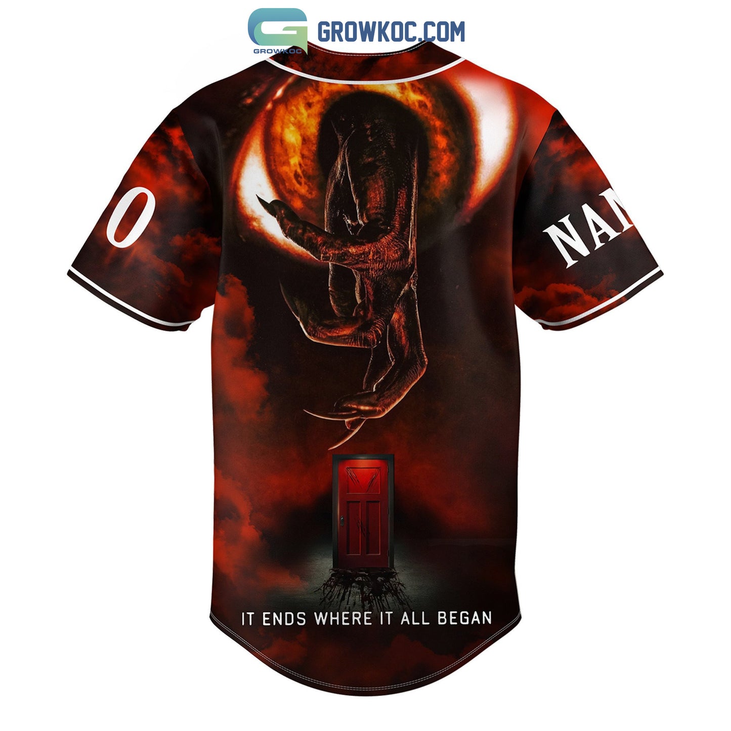 Insidious The Red Door It Ends Where It All Began Personalized Baseball Jersey