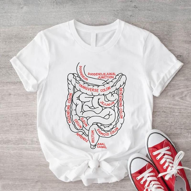 Intestines Anatomy Shirt, Medical Student T-shirt, Intestinal Shirt, Gastroenterologist Gift Shirt, Intestines...