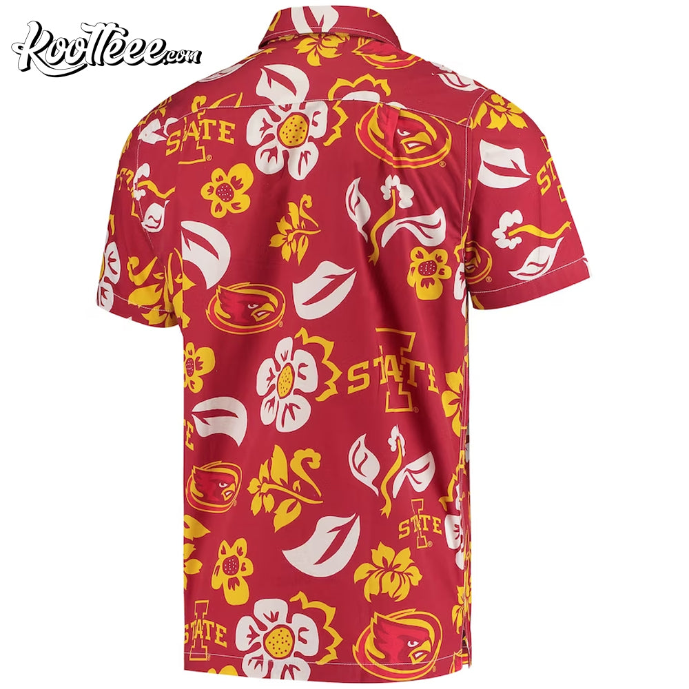 Iowa State Cyclones Floral Summer Hawaiian Shirt