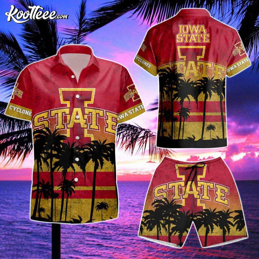 Iowa State Cyclones Summer Hawaiian Shirt And Shorts