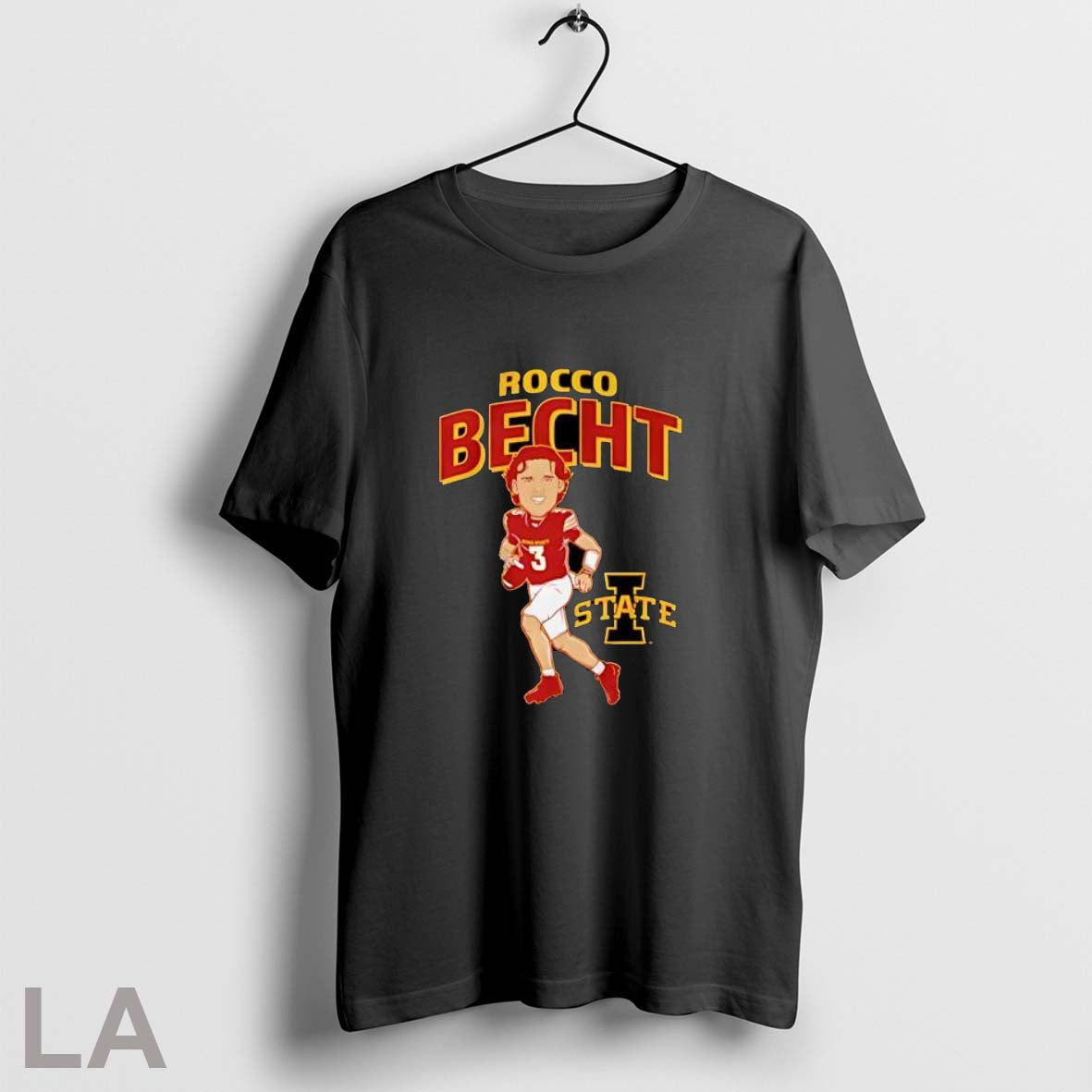 Iowa State Football Rocco Becht Caricature Cartoon T Shirt