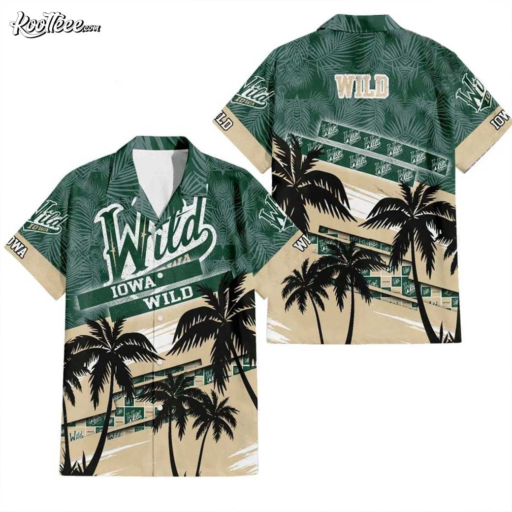 Iowa Wild AHL Hawaiian Shirt